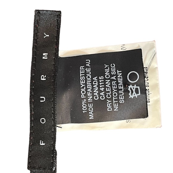 Fourmy Deep Red Wine Faux Dupioni Silk Cutaway Neckline Sheath Dress Sz 8 - Picture 8 of 10